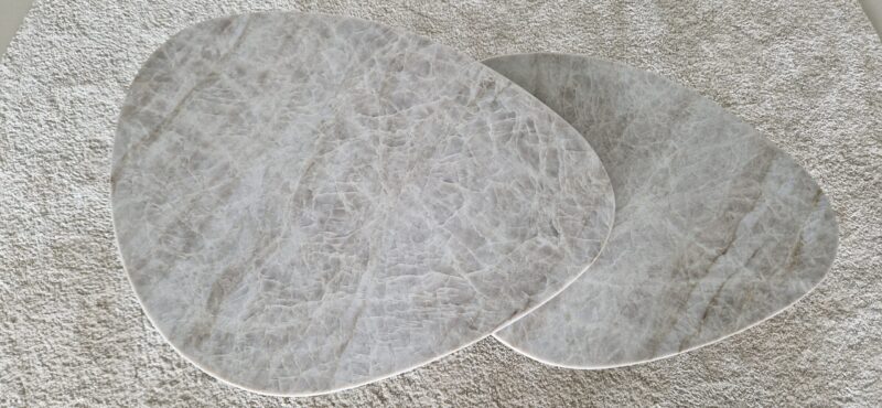 Kwartsiet Salontafel Organisch Taj Mahal Beige - Afbeelding 5